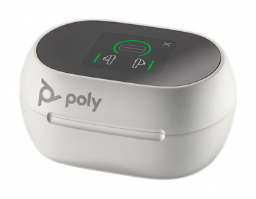 Poly Voyager Free 60+ UC weißes Touchscreen-Ladegehäuse für BT700 USB-C Adapter 8L590AA, 221225-04