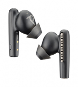 Preview: Poly Voyager Free 60+ UC Carbon Black Ohrstöpsel +BT700 USB-C Adapter +Touchscreen Lade-Case 7Y8G4AA, 216065-02