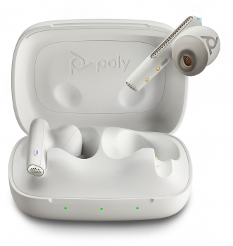 Poly Voyager Free 60 UC M White Sand Ohrstöpsel +BT700 USB-A Adapter +Basic Lade-Case 7Y8L5AA, 220759-01