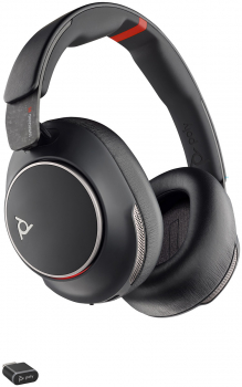 Preview: Poly Voyager Surround 85 UC USB-C Headset +USB-C/A Adapter +Ladeständer 8G7T7AA