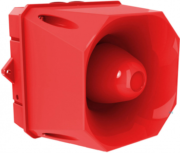 FHF Schallgeber X10 Maxi 10-60 VDC Gehäuse rot 21533213
