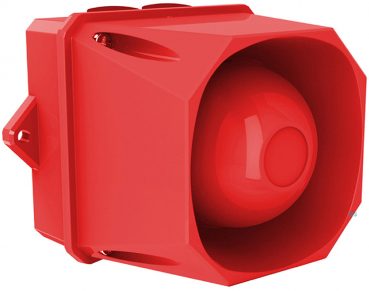 FHF Schallgeber X10 Mini 115/230 VAC Gehäuse rot 21531207