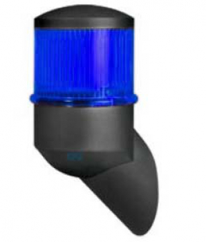 FHF Meldeleuchte Gehäuse grau Kalotte blau Profi Lux 24 VDC 424101115