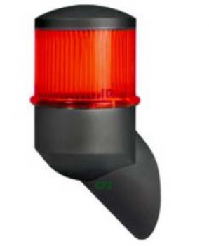 FHF Meldeleuchte Gehäuse grau Kalotte rot Profi Lux 24 VDC 424101112