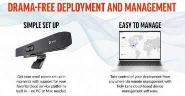Preview: Poly Studio X30 All-In-One Video Bar EMEA INTL 83Z45AA#ABB, 2200-85980-101