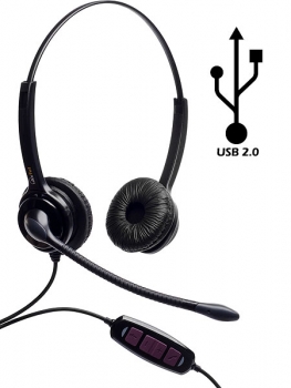 AxTel MS2 duo UC voice USB Headset AXH-MS2D