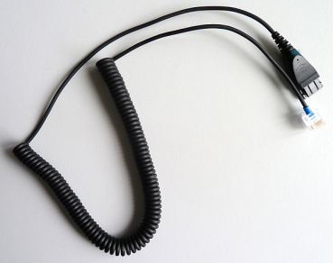 AxTel Spiralkabel 0,5-2 m. QD RJ45 Unify/Siemens OpenStage OpenScape AXC-0145