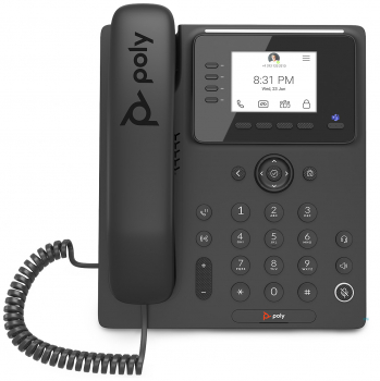 Poly CCX 350 Business Media Phone for Microsoft Teams, PoE 848Z7AA#AC3, 2200-49690-019