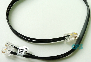 Preview: Duophon Kabel für Siemens Optiset E RJ45 auf 2xRJ9 DUO2564 59203 NEU