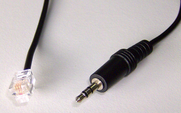 Preview: Duophon Kabel RJ9 auf 3,5mm Klinkenstecker DUO2567 NEU