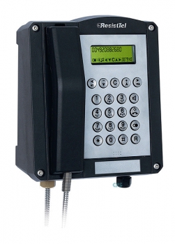 FHF Ex-Telefon ResistTel mit Blindstopfen für Metallkabeleinführung M20x1,5 Schwarz 11286201