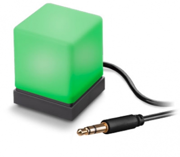 Flashing Cube Busylight Online-Indicator only for Poly EHS Cable via 3,5 Jack plug, AAY 400