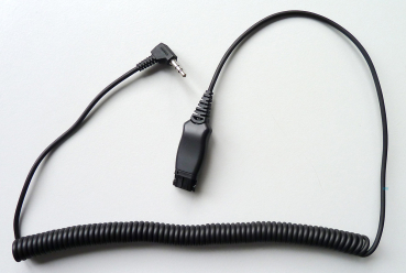 Preview: IPN QD auf 3,5mm Abgewinkelter Klinkenstecker 2 ringe IPN103