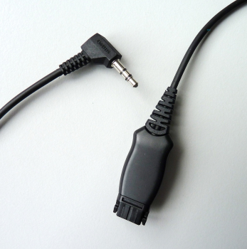 IPN QD to 3,5mm 90 degrees jack plug with 2 rings IPN103