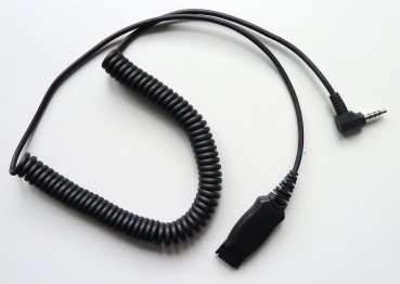 Preview: IPN QD auf 3,5mm Abgewinkelter Klinkenstecker 3 rings (Smartphone, iPhone) IPN104