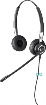 Jabra BIZ 2400 Duo, Noise-Cancelling, Wideband-Headset (QD), Mikrofonarm: Free Spin, IP-Telefonie 2489-825-109 Refurbished