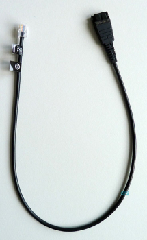 Jabra QD on RJ10 smooth 0,5 meters Rule occupancy 8800-00-01