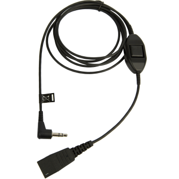 Jabra QD auf 3,5mm Klinke glatt 1,5Meter für Alcatel 8er/9er Serie 8735-019