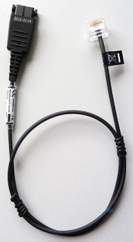 Jabra QD auf RJ45 glatt unbalanced Version für Siemens / Unify 8800-00-94