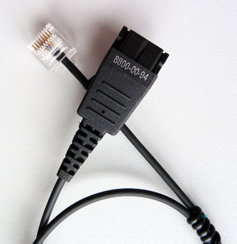 Preview: Jabra QD auf RJ45 glatt unbalanced Version für Siemens / Unify 8800-00-94