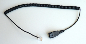 Jabra QD on RJ45 spirally 0,5 - 2m for BIZ 2400 & 2300 balanced 8800-01-89