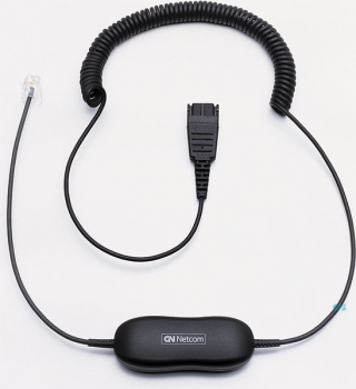 Jabra Smart Cord QD auf RJ9 gewendelt für Avaya one-X 88001-04