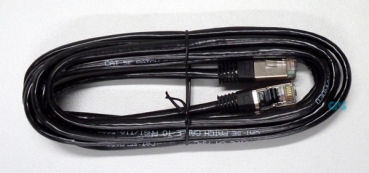 LAN-Kabel CAT5 RJ45 Stecker geschirmt 3m schwarz 1AB045210132-100