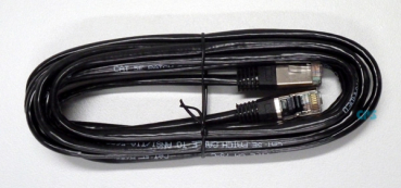 LAN-Cable CAT5 RJ45 Plugs Shielded 3m black 1AB045210132-100