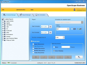 OpenScape Business myReports Lizenz für Contact Center und UC Suite L30250-U622-B669