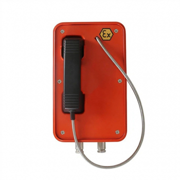 J&R Explosion Proof Telephone, Hotline-Phone JREX106-A03-CB-SIP, Orange,