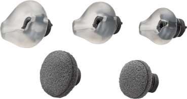 Preview: Plantronics Ersatz-Ohrstöpsel 3x Gel 2x Schaumstoff Savi W730 Savi W430 CS530 66935-05