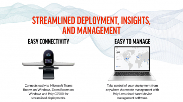 Preview: Poly Studio Large Room Kit für MS Teams Studio E70 Smart Kamera mit GC8 (ABB) 9C946AA, 7230-87720-101