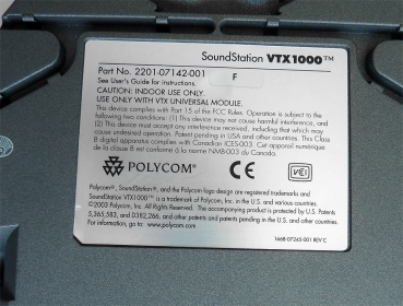 Polycom SoundStation VTX1000 Konferenztelefon 2201-07142-001 Refurbished