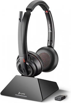 Poly Savi 8220 UC DECT 1880-1900 MHz USB-A Headset EMEA INTL 8D3F2AA#ABB, 209215-02
