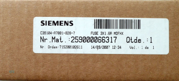 Preview: Sicherungs-Baugruppe CIR BRKR PCB, MDFHX 3x1,6A C39104-A7001-B28 NEU