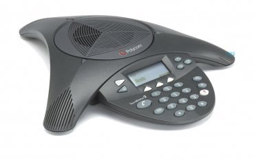 Poly SoundStation2 (analog) Konferenztelefon mit Display, nicht erweiterbar, AC Netz-/Telco-Modul, EURO, DE/NO/SE PSTN-Adapter 2200-16000-120