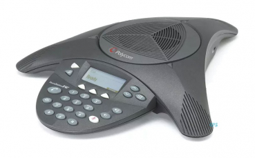 Preview: Poly SoundStation2 (analog) Konferenztelefon mit Display, nicht erweiterbar, EURO 2201-16000-601 Refurbished