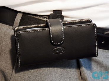 Preview: Telefontasche Ledertasche Lederetui quer für ASCOM d41 / d62 / d81 / d81 Ex 0099-AS