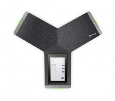 Poly Trio C60 IP-Konferenztelefon für Microsoft Teams/SfB mit integriertem Wi-Fi, Bluetooth, DECT, ohne Netzteil PoE, für EURO & ANZ 2200-86590-019