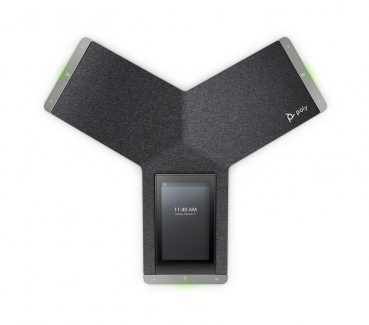 Poly Trio C60 IP-Konferenztelefon für Microsoft Teams/SfB mit integriertem Wi-Fi, Bluetooth, DECT, ohne Netzteil PoE, für EURO & ANZ 2200-86590-019