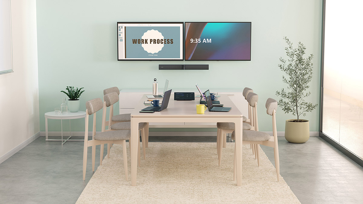 Jabra PanaCast 50 Panoramic 4K All-in-One Video Conferencing Bar - 180° Field of View, 8 Microphones - Wired Ethernet LAN - Hunt Office Ireland Jabra PanaCast 50 Panoramic 4K All-in-One Video Conferencing Bar - 180° Field of View, 8 Microphones - Wired Ethernet LAN - Hunt Office Ireland