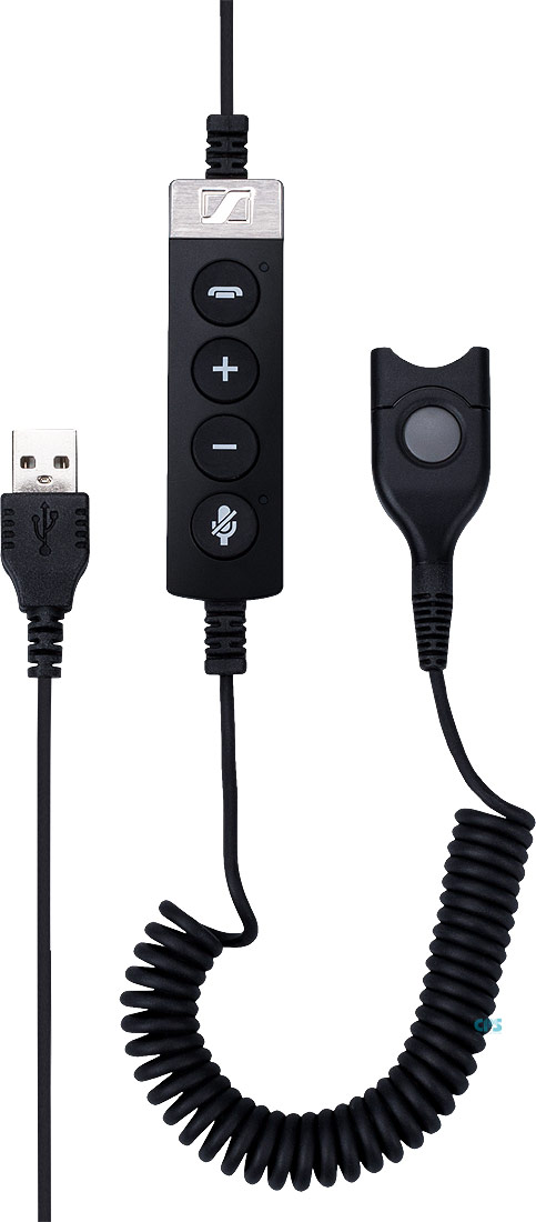 EPOS USB-ED CC 01 MS, USB Adapter Cable with In-Line Call Control