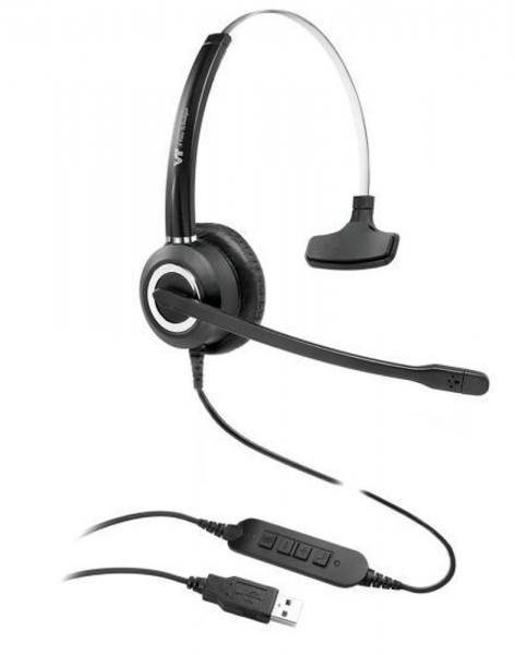 VT6200 ENC USB(02) Flex-Boom Standard, Mono USB Headset with Inline function 6235-93-00L