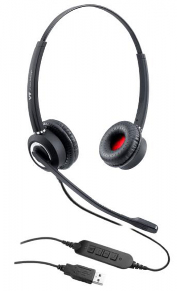 VT6300 USB Stereo Headset with Inline function, MS Teams, SfB Compatible VT6300UNC-D USB03