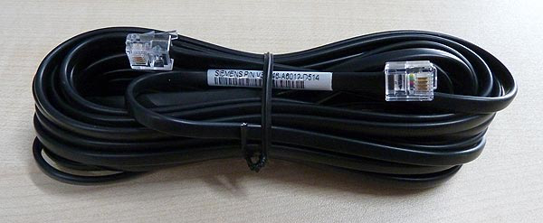Anschlußschnur 6m Telefonkabel RJ11/RJ11 L30251-F600-A352 L30250-F600-A592 NEU