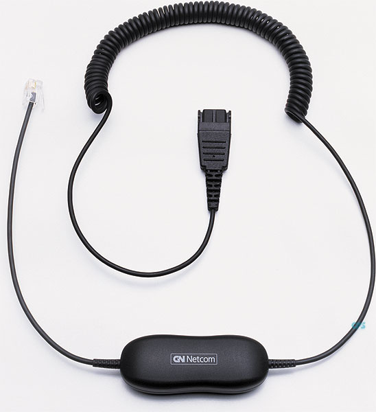 Jabra QD auf RJ9 gewendelt Schaltereinstellung 1-8 88001-96