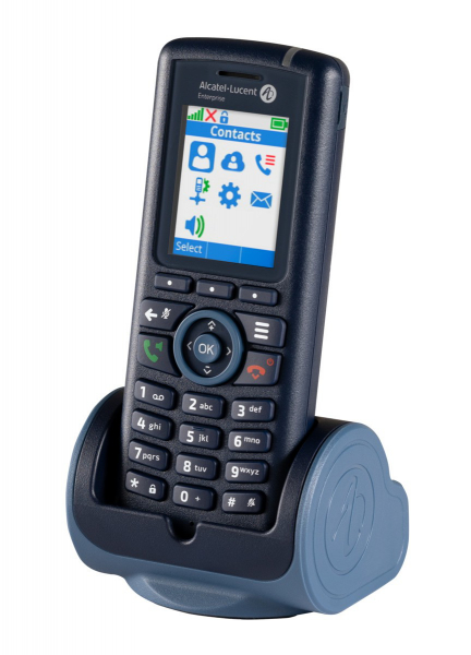 ALE 8214 DECT handset includes rechargeable battery and desktop charger 3BN67392AA