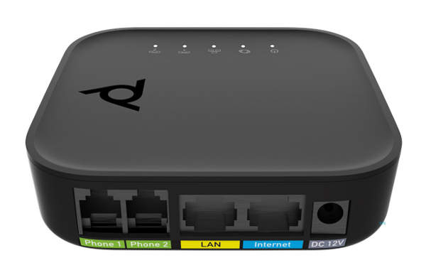 Poly ATA 402 2FXS Voice Port VoIP Adapter, Open SIP, Power Supply 8F3H5AA#AC3, 2200-87950-125