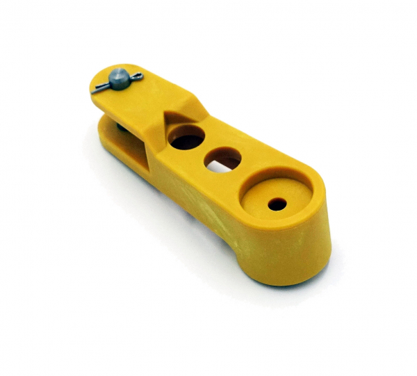 DUK Actuator lever, replacement for pullcord switch LHP...-B, Polyamid, yellow E60011-GELB