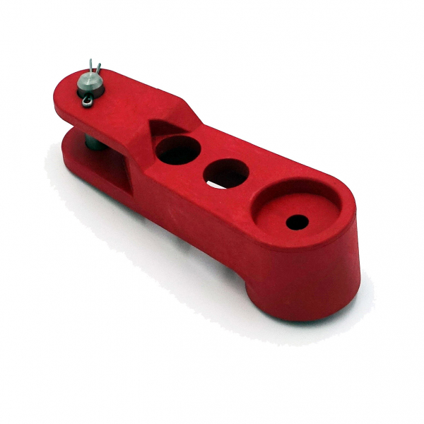 DUK Actuator lever, replacement for pullcord switch LHP...-B, Polyamid, red E60011-ROT